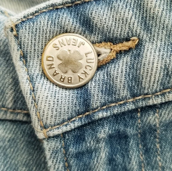 Lucky Brand Women's Straight Leg Denim Jean's Zip-up Candiani Fabric Ankle sz 25 - Picture 7 of 16